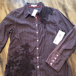 Johnny Was 3J Workshop Button Down Shirt